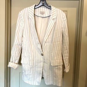 Loft Pinstripe Blazer!